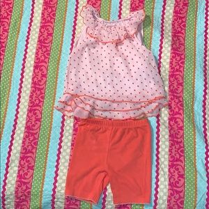 Healthtex Pink and Coral Dress